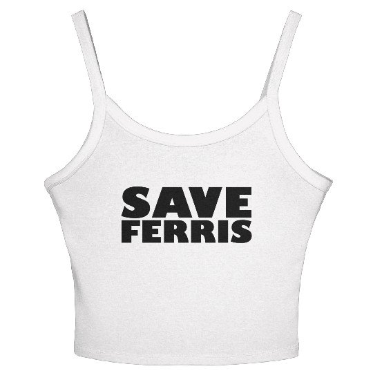 Save Ferris 70s Women's Spaghetti Strap Tank Top