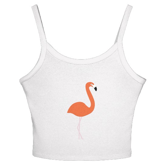 Flamingo green Women's Spaghetti Strap Tank Top