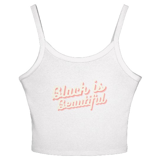 Black is Beautiful Women's Spaghetti Strap Tank Top