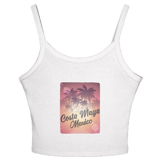 Costa Maya Mexico Women's Spaghetti Strap Tank Top