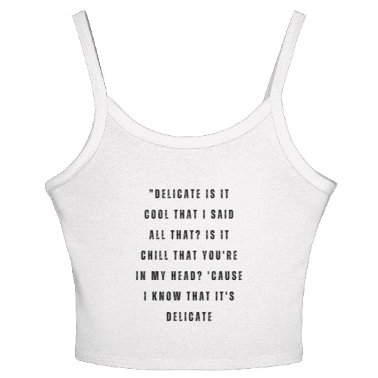best song quotes nostalgia Women's Spaghetti Strap Tank Top