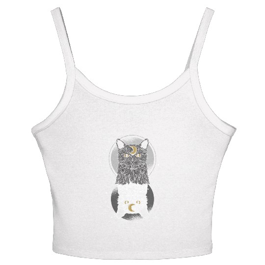 As Above so Below Cat Women's Spaghetti Strap Tank Top