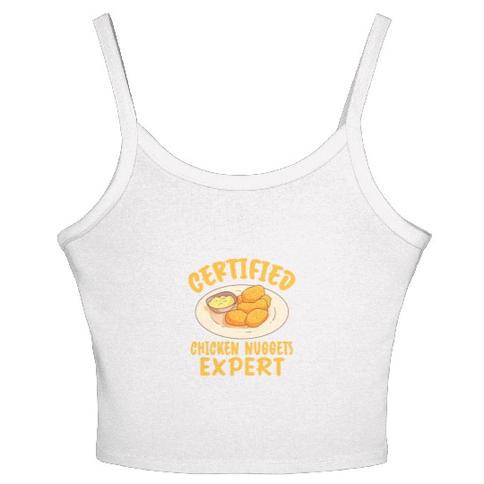 Certified Chicken Nuggets Expert Women's Spaghetti Strap Tank Top