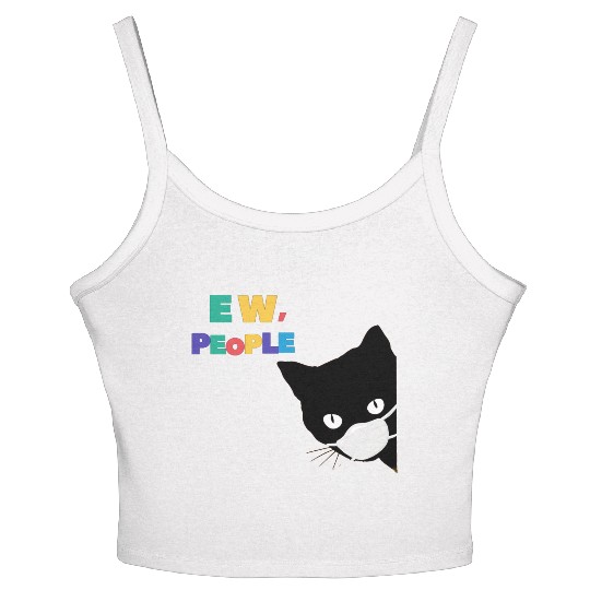 funny gift EW PEOPLE love Women's Spaghetti Strap Tank Top