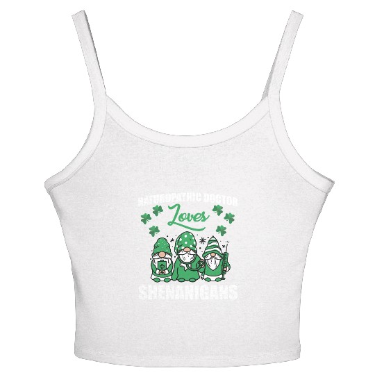 Naturopathic Doctor St. Patric's Day Women's Spaghetti Strap Tank Top