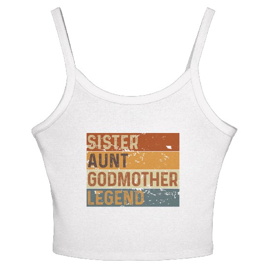 Sister Aunt Godmother Legend Women's Spaghetti Strap Tank Top