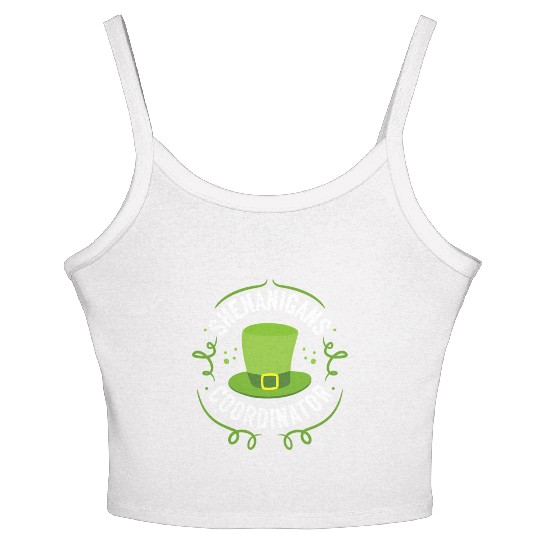 Shenanigans Coordinator Teacher St Patrick'S Day Women's Spaghetti Strap Tank Top