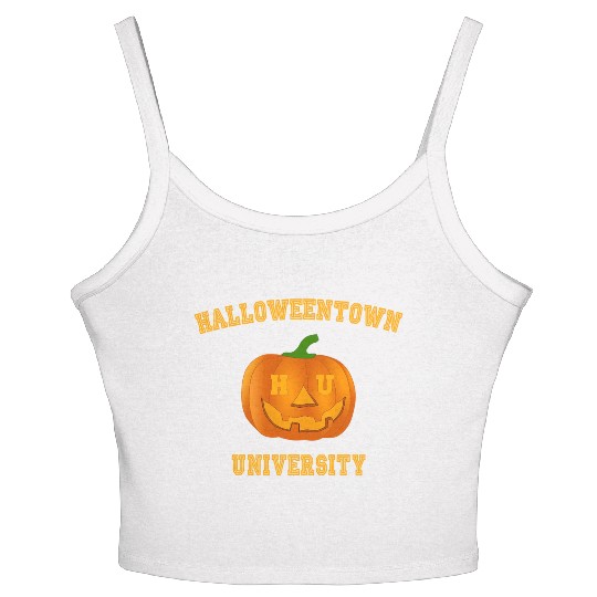 Halloweentown University Pumpkin For Treat Or Tric Women's Spaghetti Strap Tank Top