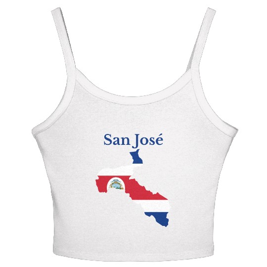 San Jose Province Costa Rica Women's Spaghetti Strap Tank Top