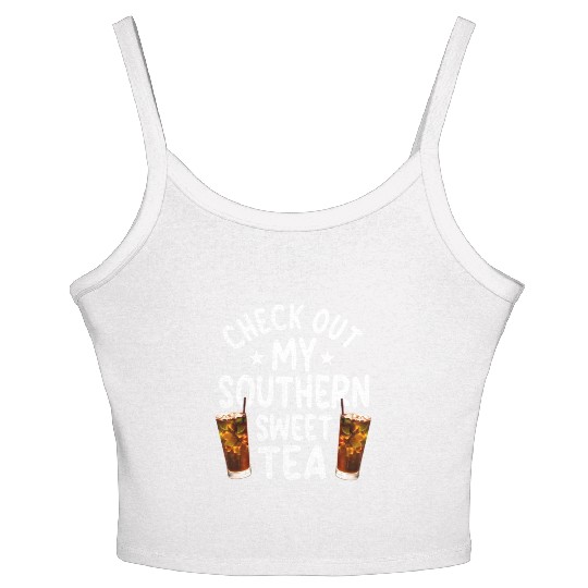 Southern Sweet Tea Outfit Women's Spaghetti Strap Tank Top