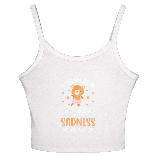 Teddy Bear Protector Bear Women's Spaghetti Strap Tank Top