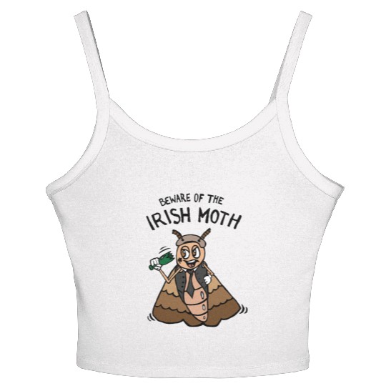Beware of the Irish Moth / Mob Women's Spaghetti Strap Tank Top