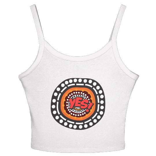 Yes to the Voice to parliament Women's Spaghetti Strap Tank Top