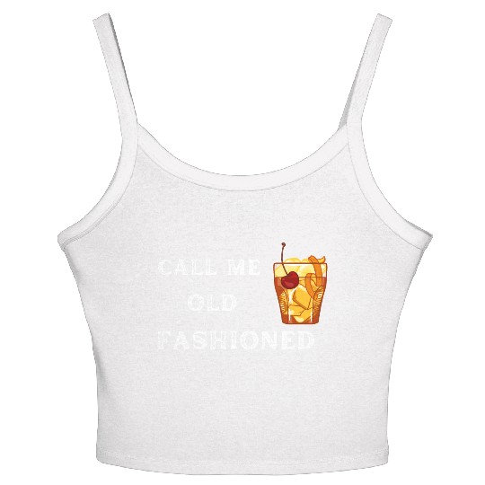 Call Me Old Fashioned Women's Spaghetti Strap Tank Top