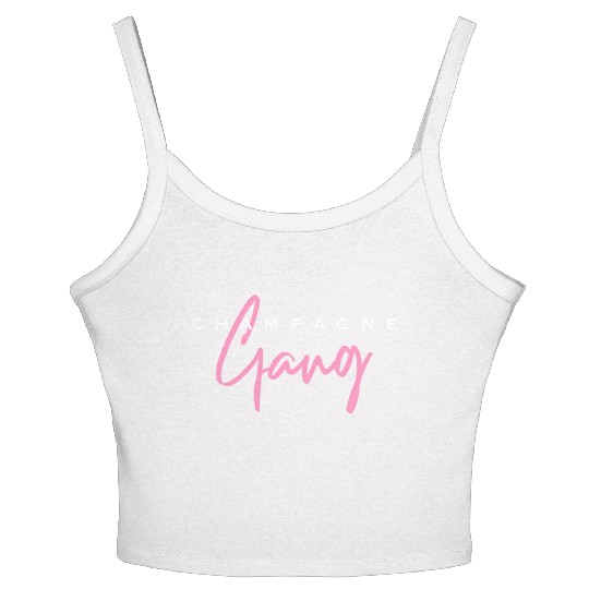 Champagne Gang Women's Spaghetti Strap Tank Top