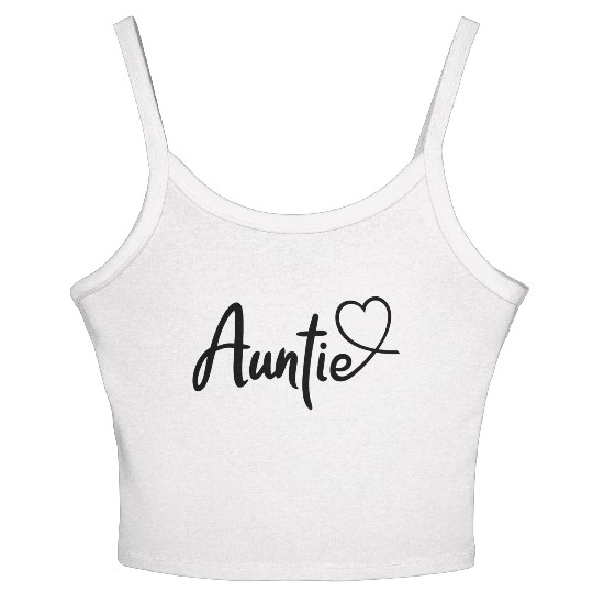 I Love My Aunt Cute Auntie Women's Spaghetti Strap Tank Top