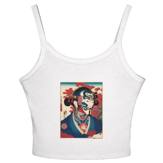 Yakuza Warriors of the Edo Night Women's Spaghetti Strap Tank Top