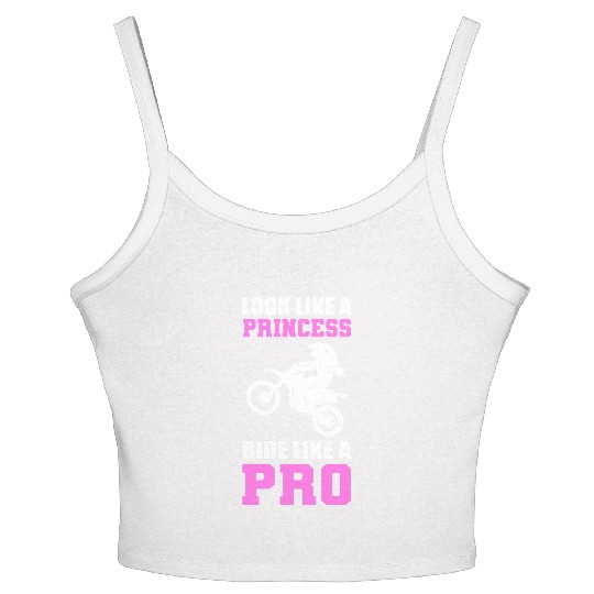 Ride Like Pro Quad Driver Or ATV Lover Gift Women's Spaghetti Strap Tank Top