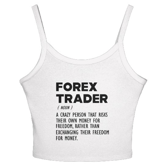 Forex Trader funny definition b Women's Spaghetti Strap Tank Top