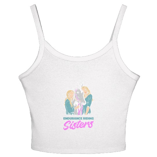 Horse Riding Sister Endurance Riding Women's Spaghetti Strap Tank Top