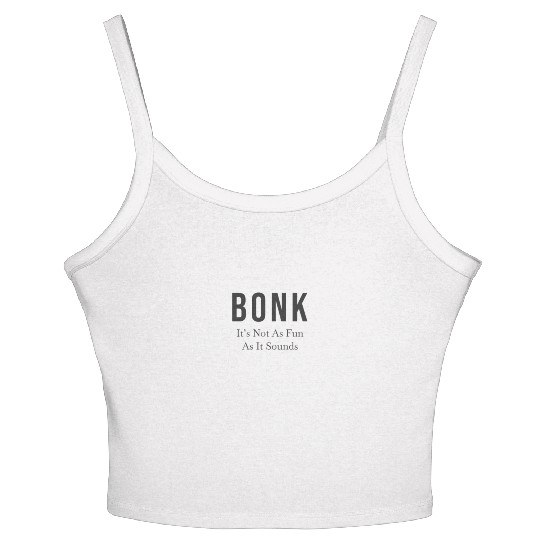 High School Running Women's Spaghetti Strap Tank Top, XC Run Bonk, Unisex's