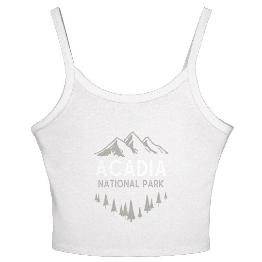Acadia National Park Est 1916 Maine Women's Spaghetti Strap Tank Top