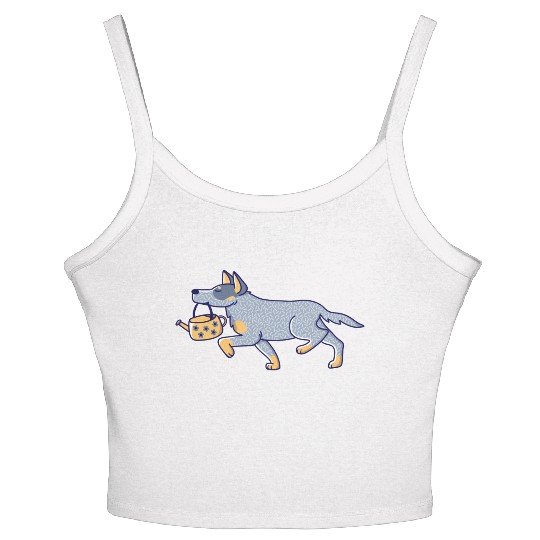 Gardener Blue Heeler Women's Spaghetti Strap Tank Top