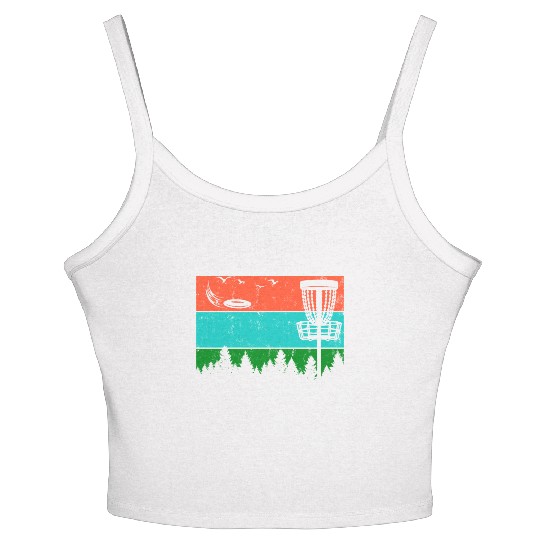 Ultimate Frisbee Frolf Disc Golf Flying Disc Sport Women's Spaghetti Strap Tank Top