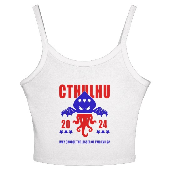 Cthulhu For President Women's Spaghetti Strap Tank Top