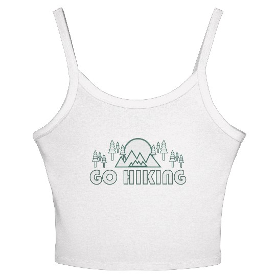 Take a Hike, Hiking Lover, Adventure, Nature. Women's Spaghetti Strap Tank Top