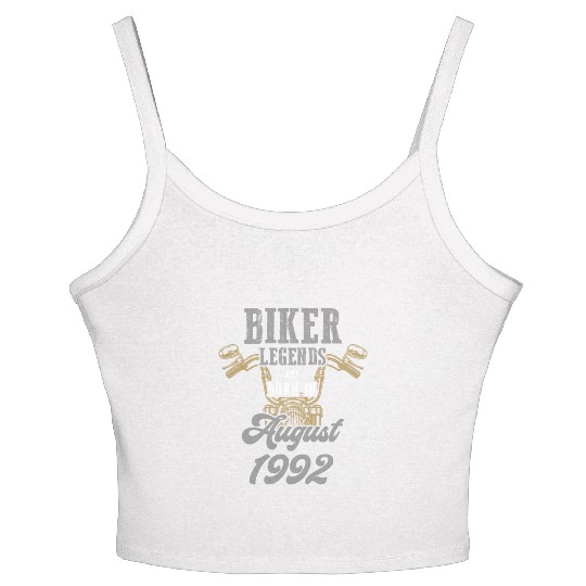 Motorcyclist Motorcycle Biker Born 1992 Women's Spaghetti Strap Tank Top