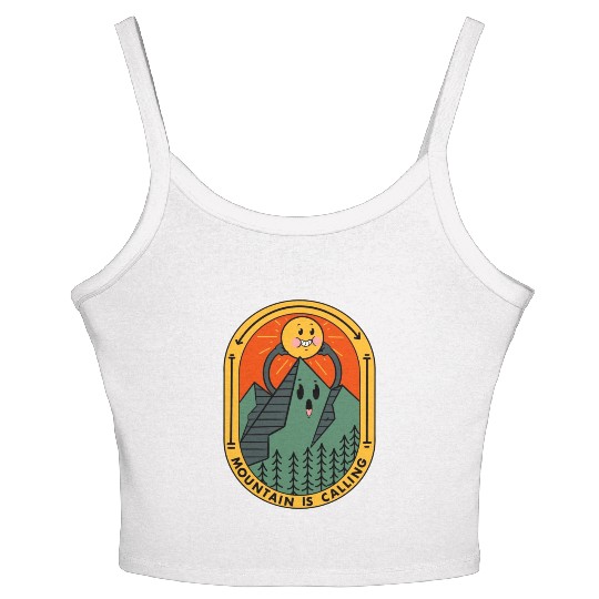 Mountain Is Calling Women's Spaghetti Strap Tank Top