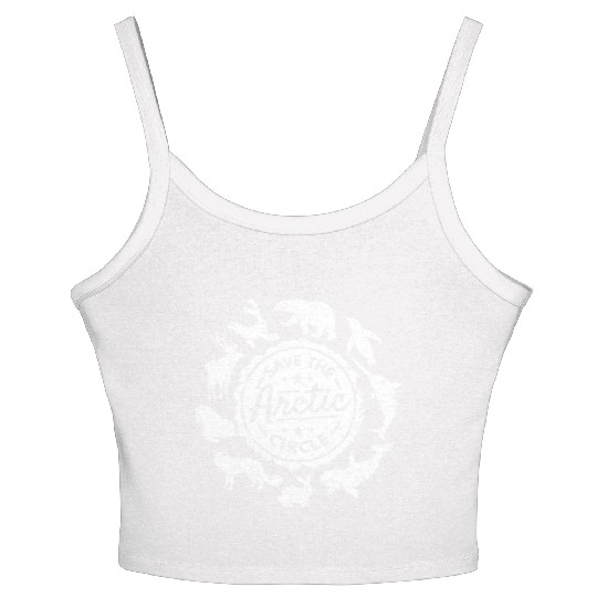 Arctic Animal Conservation Save The Arctic Circle Women's Spaghetti Strap Tank Top