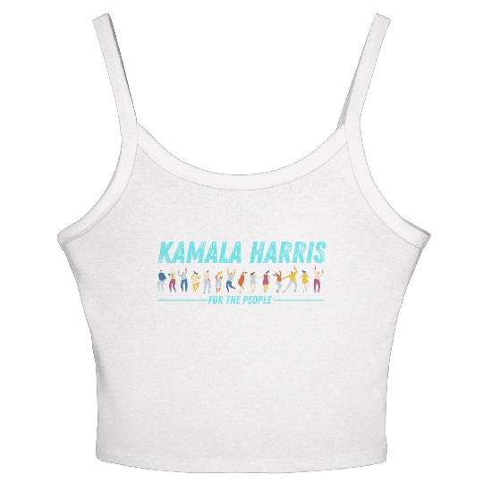 For The People Kamala Harris Women's Spaghetti Strap Tank Top