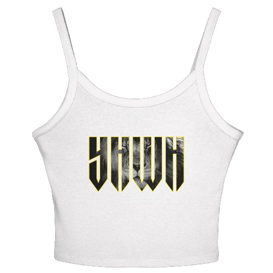 YHWH Yahweh Lion Christian Women's Spaghetti Strap Tank Top