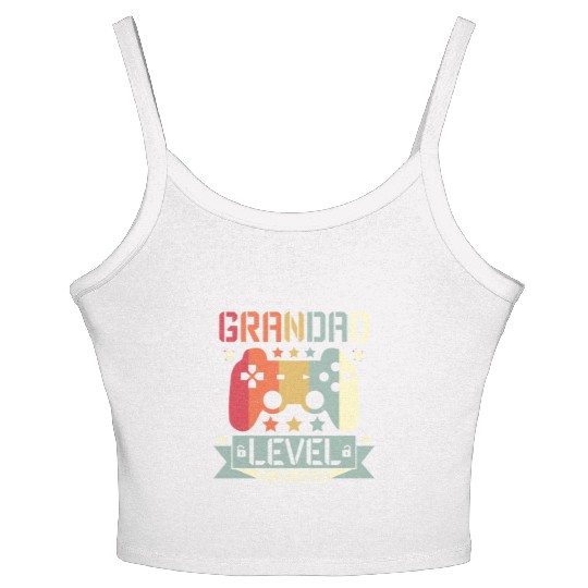 GRANDAD LEVEL UNLOCKED Women's Spaghetti Strap Tank Top