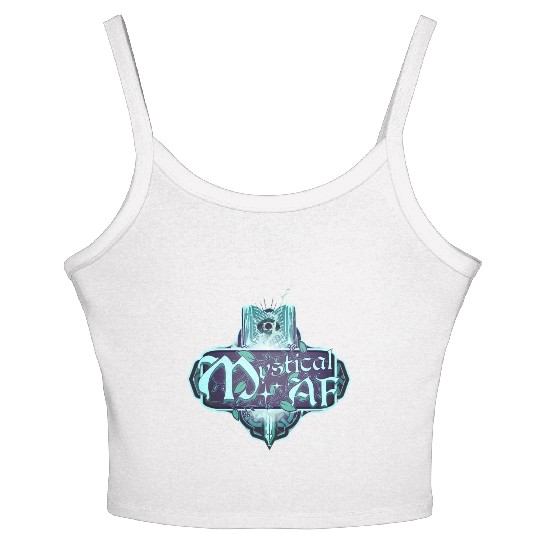 Mystical AF Spell Book and Mystic Eye Women's Spaghetti Strap Tank Top