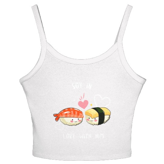 Soy In Love With Him Women's Spaghetti Strap Tank Top
