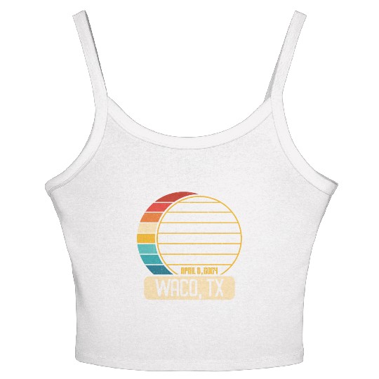 Total Solar Eclipse Texas Waco April 28 2024 Women's Spaghetti Strap Tank Top