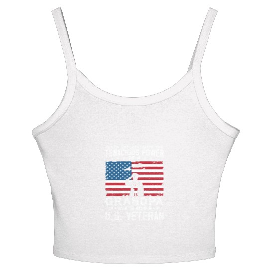 US Army Veteran Grandpa Women's Spaghetti Strap Tank Top