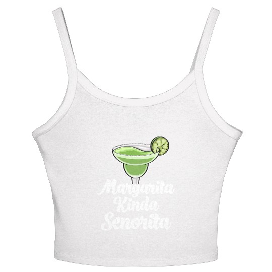 Margarita Kinda Senorita Women's Spaghetti Strap Tank Top