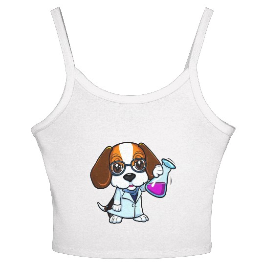 Beagle Puppy - Dexter Women's Spaghetti Strap Tank Top