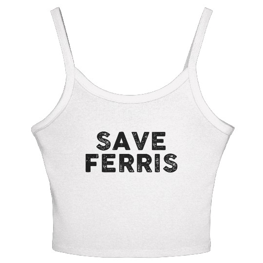 Save Ferris Women's Spaghetti Strap Tank Top