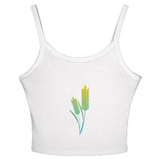 Green Grass Women's Spaghetti Strap Tank Top