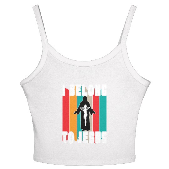 I Belong To Jesus Love Jesus Christian Christmas Women's Spaghetti Strap Tank Top