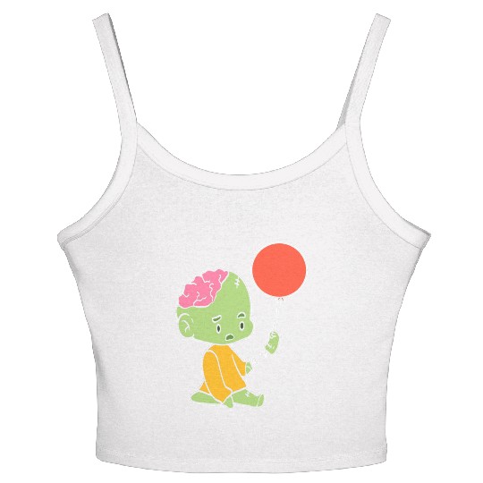 Zombie Child Balloon Seller Gift Women's Spaghetti Strap Tank Top
