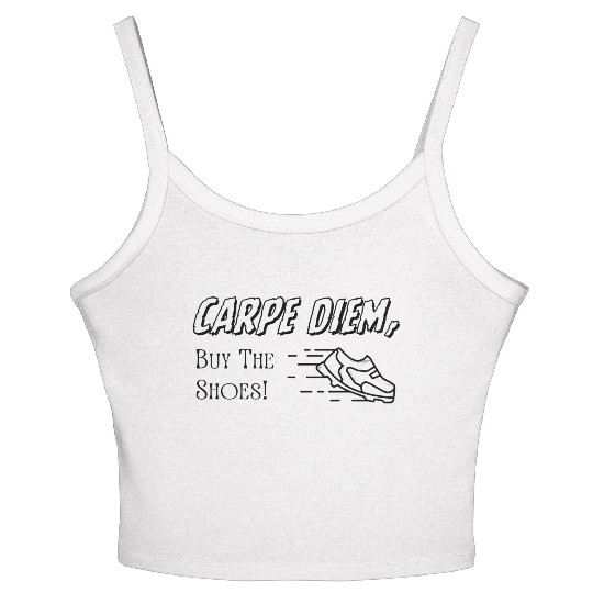 'Carpe Diem' Women's Spaghetti Strap Tank Top