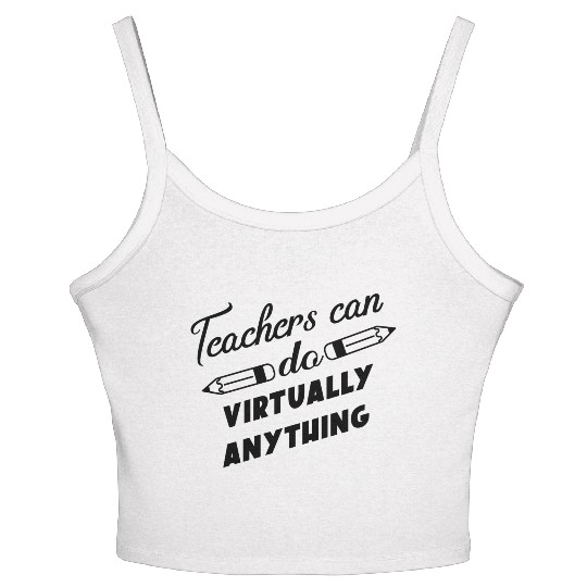 Best teacher GIft Women's Spaghetti Strap Tank Top