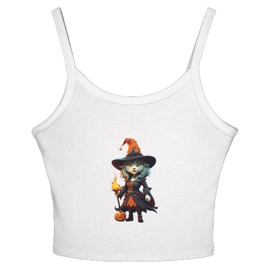 Wicked little witch Women's Spaghetti Strap Tank Top