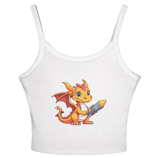 Baby Dragon Women's Spaghetti Strap Tank Top